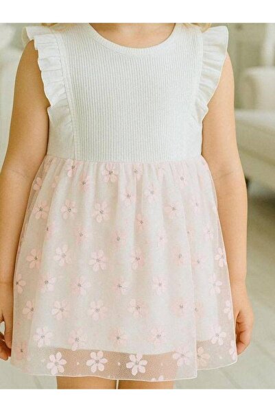 Zekids Rochie pentru fetiță cu modele florale