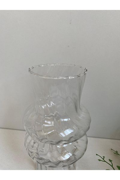 LEONEV Pinterest Model Glass Vase 20 cm