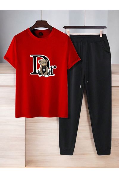 uyguntarz Unisex Dr: Ayi Design Printed Tshirt Tracksuit Set