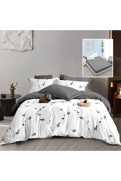 PATONE Finet bed linen, fitted sheet 180x200cm, 6 pieces, double bed, Pucioasa, RAH160-177