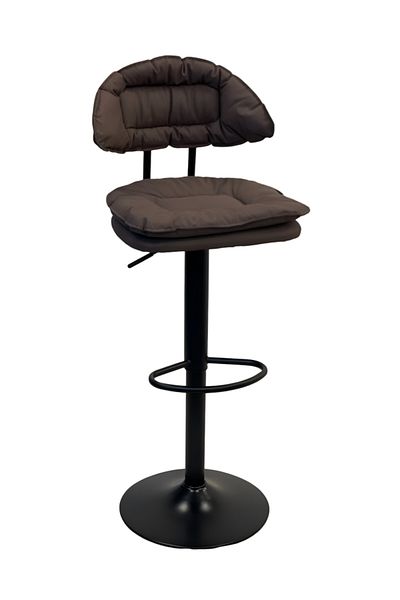 rexa Modern Coffee Bar Stool with Padded Seat – Adjustable Height, Metal Base
