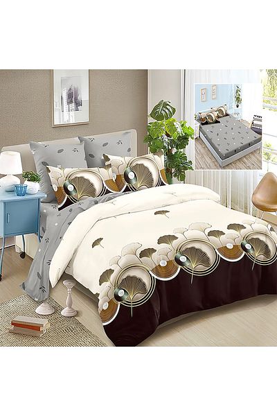 PATONE Finet bed linen, fitted sheet 180x200cm, 6 pieces, double bed, Pucioasa, RAH160-155