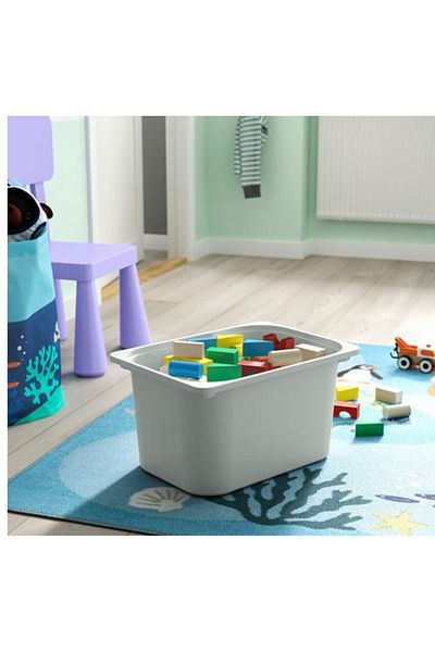 IKEA Trofast Storage Box Gray 42X30X23 cm Toy Cabinet Box