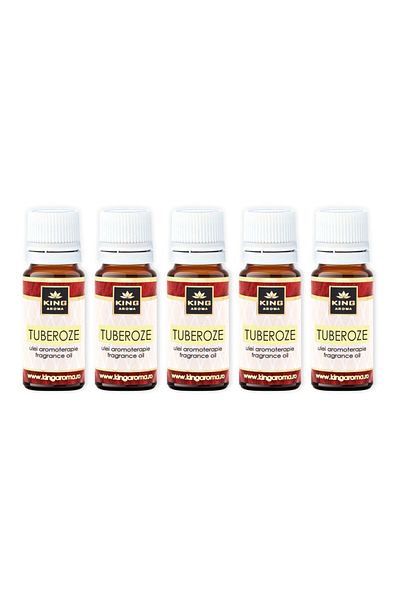 KingAroma Pack of 5 Tuberose aromatherapy scented oils, Kingaroma, 10 ml
