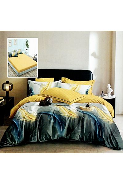 PATONE Finet bed linen, fitted sheet 160x200cm, 6 pieces, double bed, Pucioasa, RAH160-231