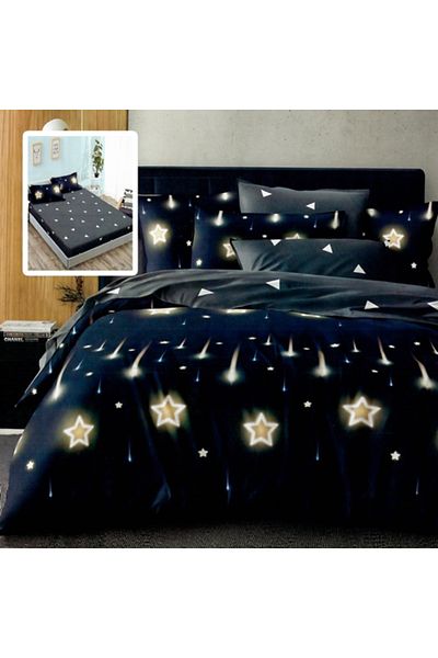 PATONE Finet bed linen, fitted sheet 160x200cm, 6 pieces, double bed, Pucioasa, RAH160-191
