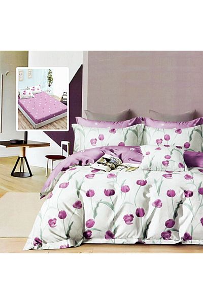 PATONE Finet bed linen, fitted sheet 180x200cm, 6 pieces, double bed, Pucioasa, RAH160-201