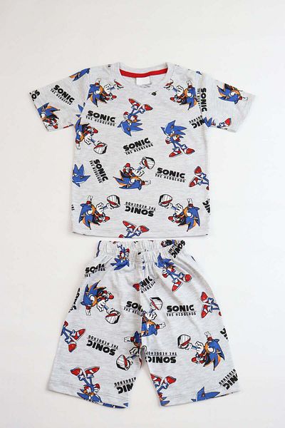 Pijamella Boy's Patterned Capri Basic Suit