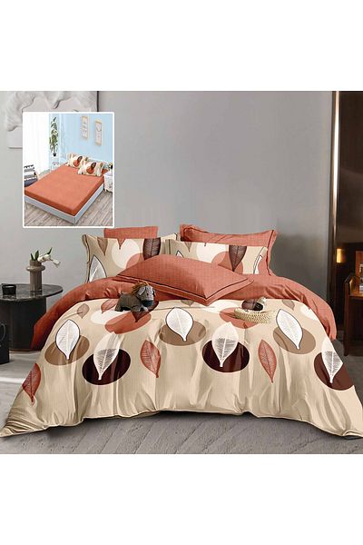 PATONE Finet bed linen, fitted sheet 180x200cm, 6 pieces, double bed, Pucioasa, RAH160-173