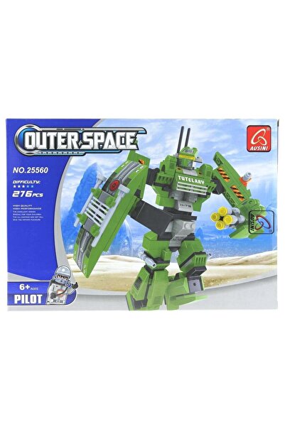 Genel Markalar Outer Space 276 Parça Yeşil Robot