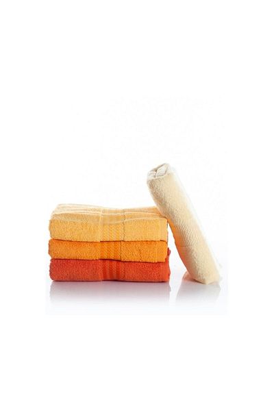 swilex Hoby Rainbow 4-Piece Towel Set Yellow