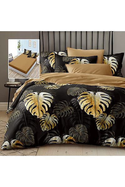 PATONE Finet bed linen, fitted sheet 160x200cm, 6 pieces, double bed, Pucioasa, RAH160-165