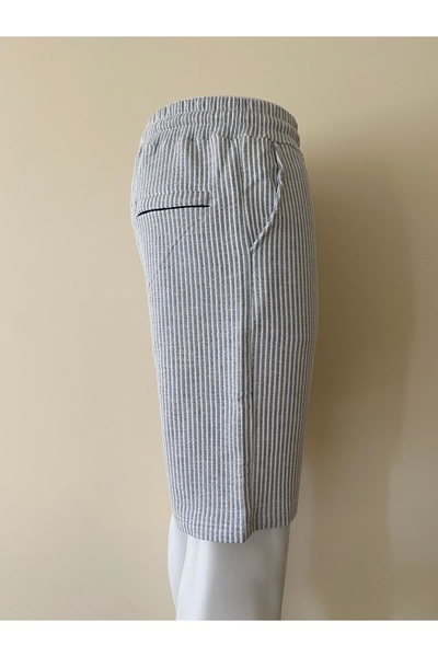 Brk store Men's Striped Knitted Shorts