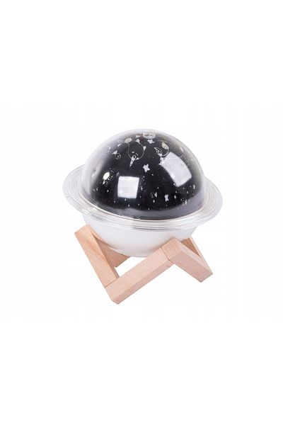 zola Umidificator aromaterapie, model planeta, proiectii acvatice, RGB, 250 ml, 2.5W, USB, 14x14 cm