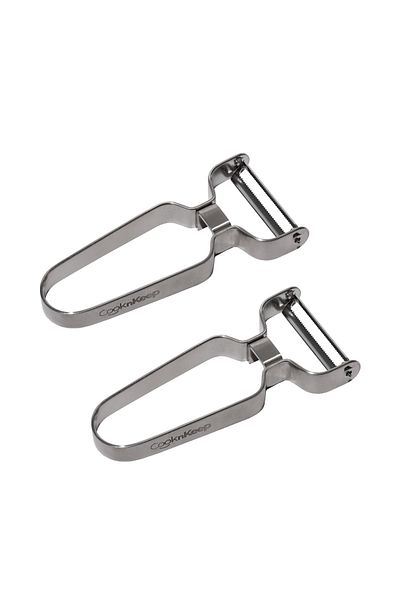 CooknKeep Gastro Series Steel Peeler Set of 2