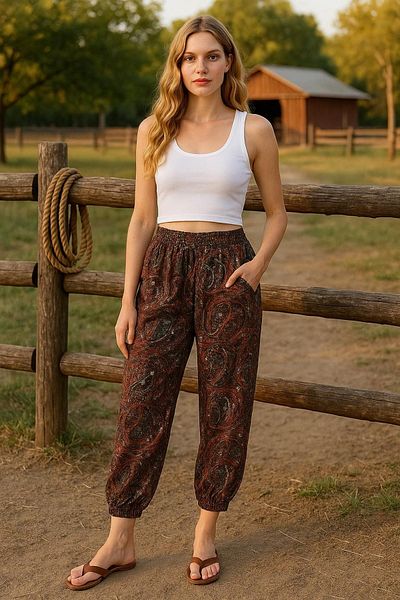 HAKKE Patterned Waist Gipeli Shalwar Pants