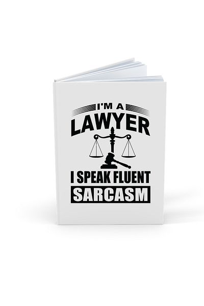 OEM Agenda/Jurnal cu mesaj amuzant pentru avocat/a, A5, 100 file