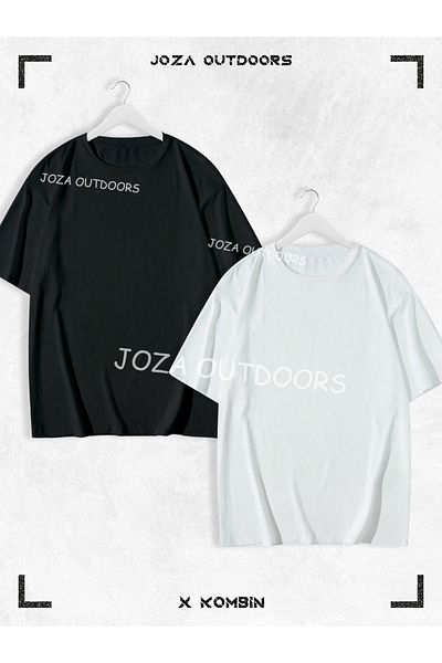 Jobia Outdoors Γυναικεία Ανδρικά Lilo Angel Stitch Πίσω μέση με στάμπα Dear Couple Combination Oversize Πολύχρωμο μπλουζάκι 2 τεμαχίων