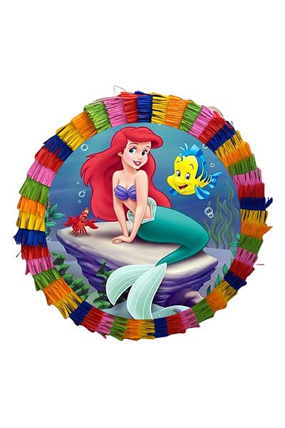 OEM Pinata pentru petreceri, 35 cm, multicolora, model Ariel Mica Sirena 2