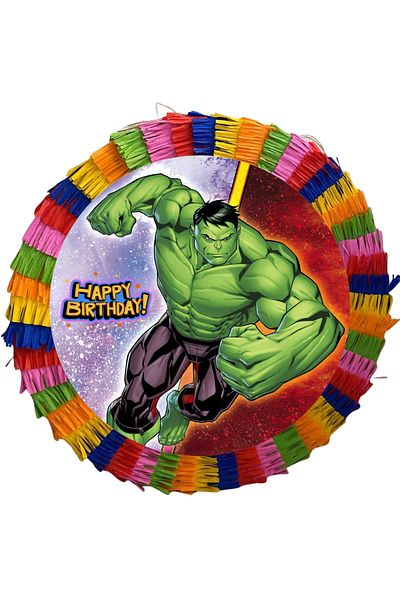 OEM Pinata pentru petreceri, 35 cm, multicolora, model HULK