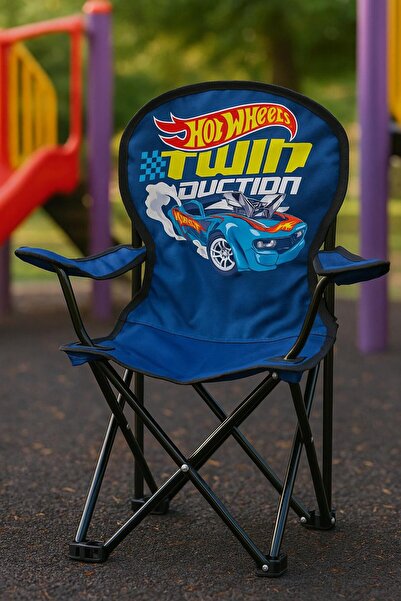HOT WHEELS Lisanslı Katlanabilir Çocuk Kamp Sandalyesi