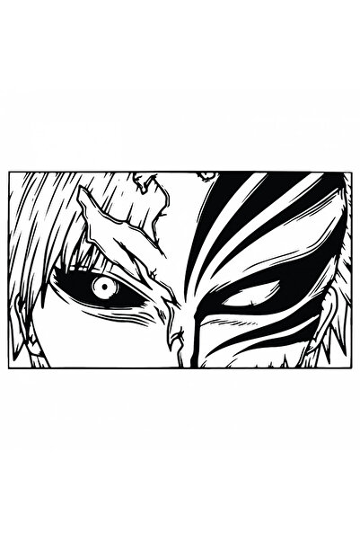 INOVATIX Set de 8 piese, autocolant Bleach Anime Ichigo Hollow, INOVATIX®. 6 cm