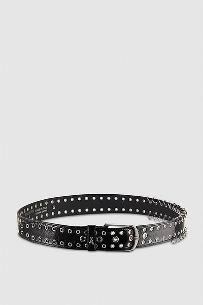 Patrizia Pepe Belt With Metal Details - - M, Black