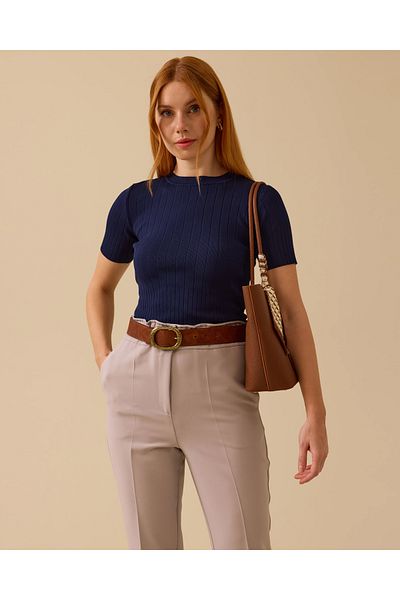 SEÇİL Waist Boy Knitwear Blouse