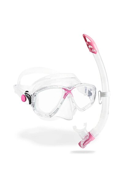 Cressi Marea Maske Gamma Şnorkel Seti Clear-Pink