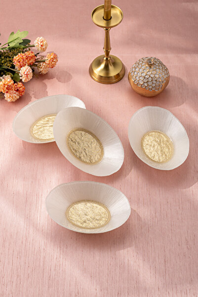 Emsan Golden 4 Piece Glass Gondola 21 cm