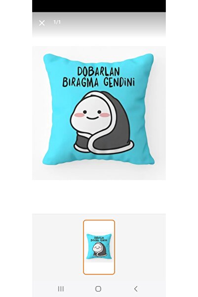 KOLEKTİF Baskılı Yastık, Miniminnacık Defter