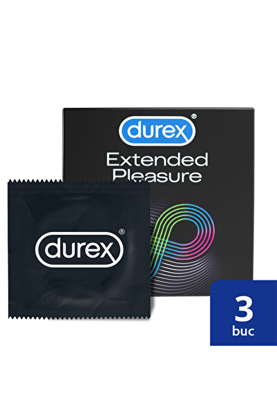 Durex Prezervative Durex Extended Pleasure, 3 buc