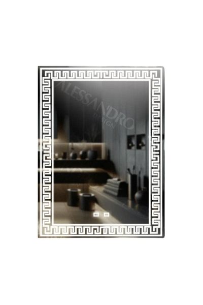 OPTIM DEKO Oglindă de baie Vivido cu LED tactil și sistem anti-aburire, 60x80 cm