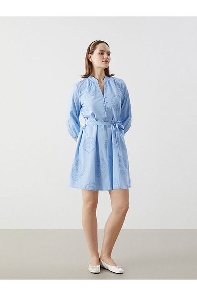 LC Waikiki Rochie de damă cu model cu guler scăpat