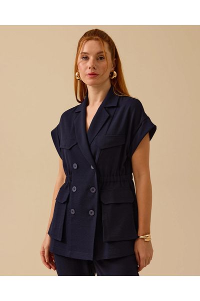 SEÇİL Belted Buttoned Jacket