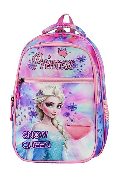 ms mixxstore Character Patterned Orthopedic Back Supported Girl's Primary School Bag with Nutrition Back