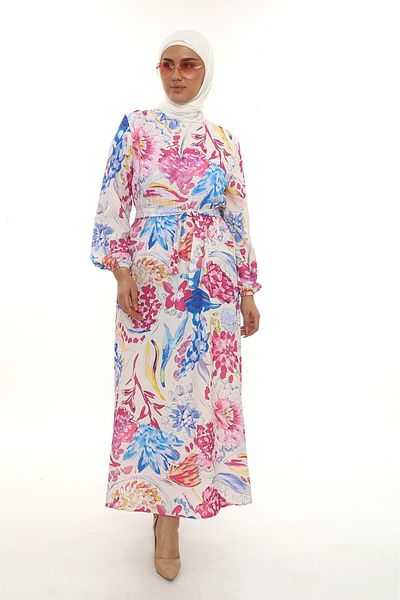 Butik Women's plus size print dress