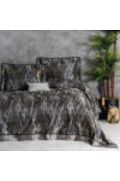 Cotton Box Luxury jacquard duvet cover set 250x260cm+2 pillowcases, Laura Beige