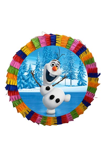 OEM Pinata pentru petreceri, 35 cm, multicolora, model Olaf, umplutura inclusa