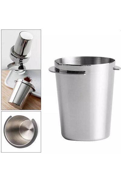 MIBRU Coffee powder cup 58mm silver