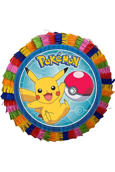 OEM Piniata pentru petreceri, 35 cm, multicolora, model Pokemon