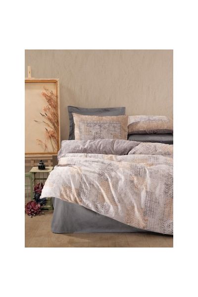 Cotton Box Premium luxury satin bed linen, Cotton Box, Amentes Grey