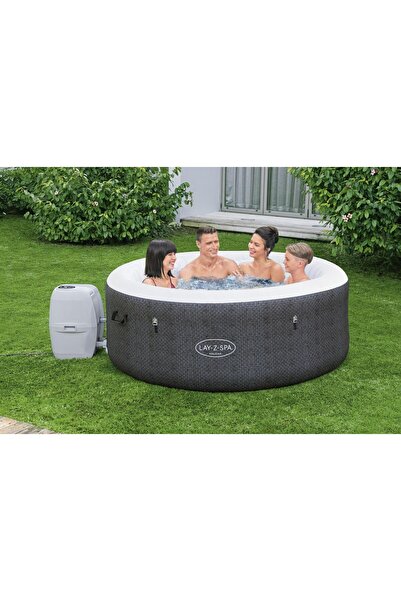 BESTWAY Lay-Z-Spa® 60035 Havana Smart Signature AirJet™ Şişme Spa Havuzu, Mob...