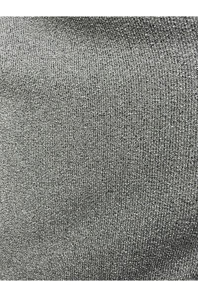Erdoğanlar Koza Bohemian Fabric Dark Gray Background Curtain 1/2.5 Medium Pleat