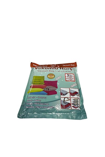 CENGİZ ÇEYİZ VACUUM BAG Vakumlu Hurç 3'lü Set