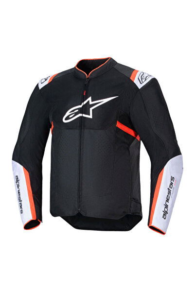 Alpinestars T-SPS Air V2 Korumalı Motosiklet Montu Siyah / Beyaz / Kırmızı