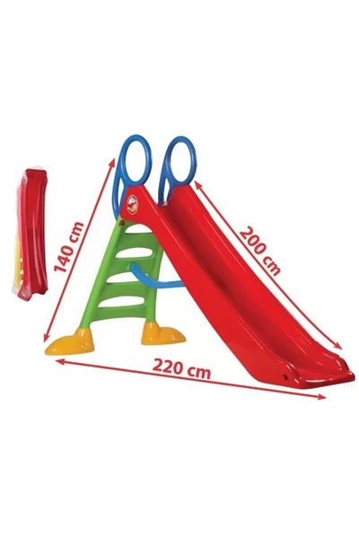 Dohany Toys Large Slide for Children, Dohany, Red, 220 x 200 x 140 cm