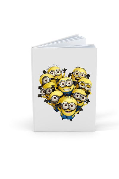 OEM Agenda/Jurnal pentru copii, 100 file, foaie alba, Minions