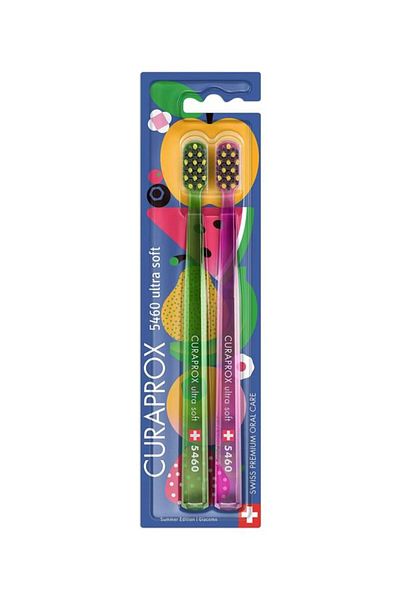 Curaprox Summer Edition Ultra Soft 2-Pack Toothbrush