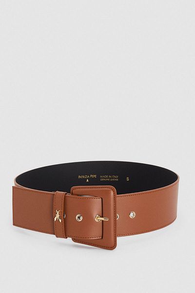 Patrizia Pepe HIGH-WAISTED BELT - PATRIZIA PEPE - PURPLE, S